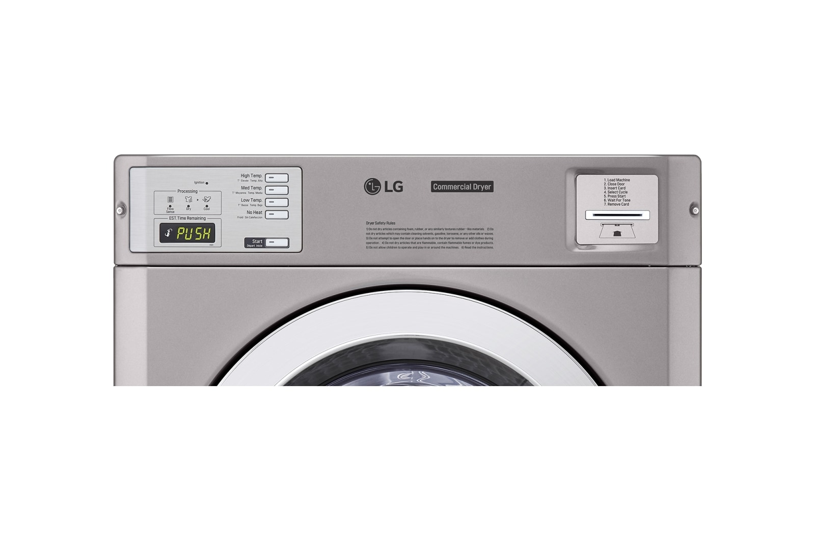 LG เครื่องอบผ้าเชิงพาณิชย์ แบบ stack TITAN C ชนิดใช้ไฟฟ้า รุ่น CDT29MUQES, CDT29MUQES