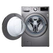 LG เครื่องซักผ้าฝาหน้า รุ่น F2515RTGV ระบบ AI DD™ ความจุซัก 15 กก./ อบ 8 กก. พร้อม Smart WI-FI control ควบคุมสั่งงานผ่านสมาร์ทโฟน, F2515RTGV