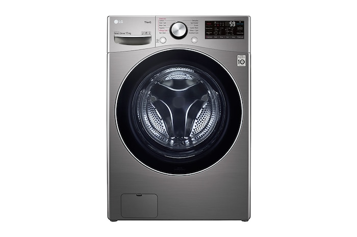 LG เครื่องซักผ้า 15 กก รุ่น F2515STGV ระบบ AI DD™ พร้อม Smart WI-FI control ควบคุมสั่งงานผ่านสมาร์ทโฟน, F2515STGV