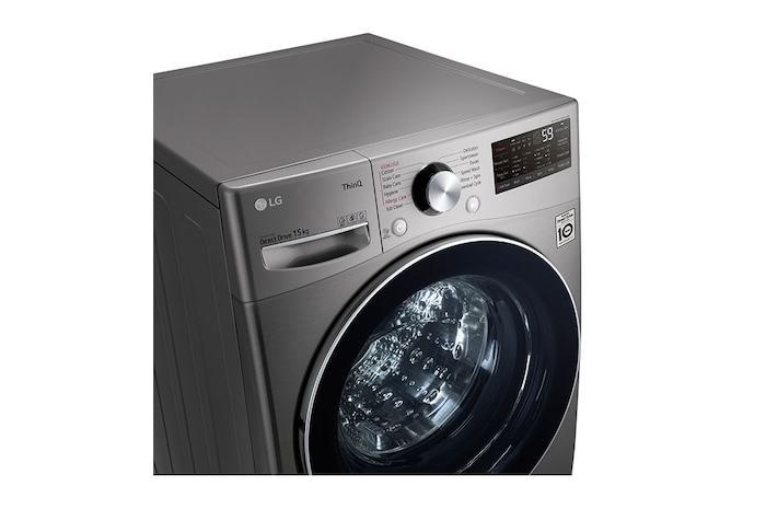 LG เครื่องซักผ้า 15 กก รุ่น F2515STGV ระบบ AI DD™ พร้อม Smart WI-FI control ควบคุมสั่งงานผ่านสมาร์ทโฟน, F2515STGV