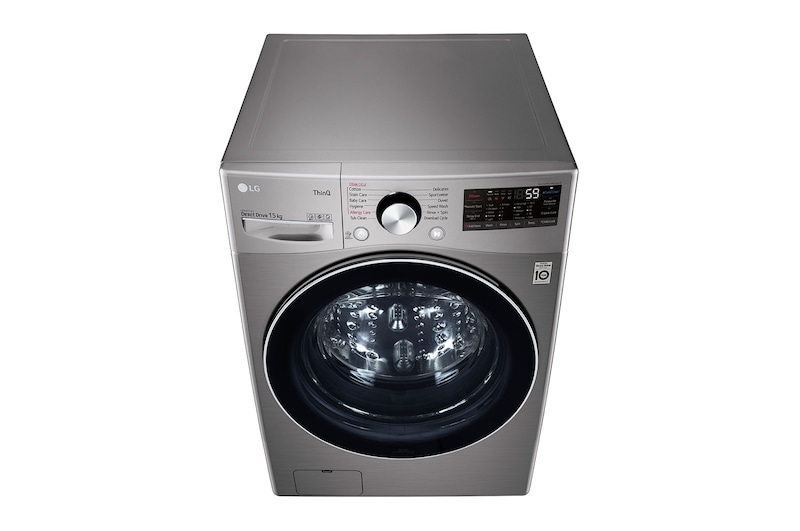 LG เครื่องซักผ้า 15 กก รุ่น F2515STGV ระบบ AI DD™ พร้อม Smart WI-FI control ควบคุมสั่งงานผ่านสมาร์ทโฟน, F2515STGV