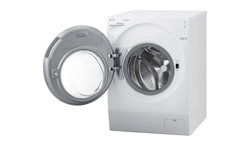 LG เครื่องซักผ้าฝาหน้า รุ่น FG1612H2W ระบบ True Steam™ ความจุซัก 12 กก./อบ 8 กก. พร้อม Smart WI-FI control ควบคุมสั่งงานผ่านสมาร์ทโฟน, FG1612H2W