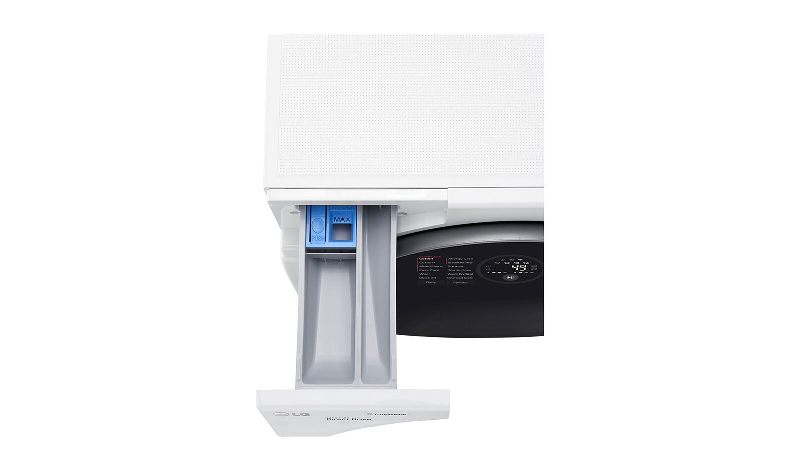 LG เครื่องซักผ้าฝาหน้า รุ่น FG1612H2W ระบบ True Steam™ ความจุซัก 12 กก./อบ 8 กก. พร้อม Smart WI-FI control ควบคุมสั่งงานผ่านสมาร์ทโฟน, FG1612H2W