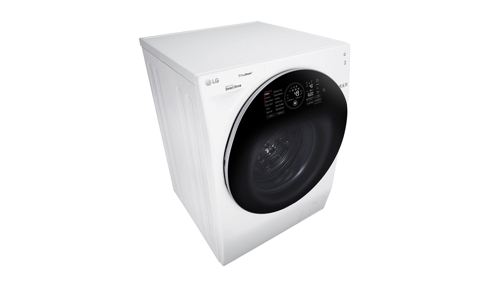 LG เครื่องซักผ้าฝาหน้า รุ่น FG1612H2W ระบบ True Steam™ ความจุซัก 12 กก./อบ 8 กก. พร้อม Smart WI-FI control ควบคุมสั่งงานผ่านสมาร์ทโฟน, FG1612H2W