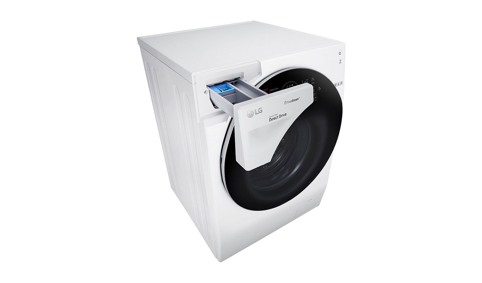 LG เครื่องซักผ้าฝาหน้า รุ่น FG1612H2W ระบบ True Steam™ ความจุซัก 12 กก./อบ 8 กก. พร้อม Smart WI-FI control ควบคุมสั่งงานผ่านสมาร์ทโฟน, FG1612H2W