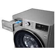 LG เครื่องซักผ้าฝาหน้า รุ่น FV1409S3V ระบบ AI DD™ ความจุซัก 9 กก.  พร้อม Smart WI-FI control ควบคุมสั่งงานผ่านสมาร์ทโฟน, FV1409S3V
