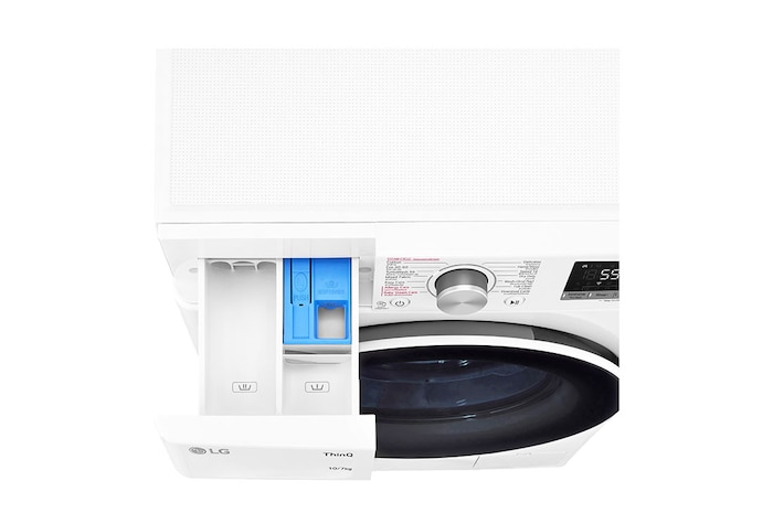 LG เครื่องซักผ้า 10 กก. / อบ 7 กก. รุ่น FV1410H4W ระบบ AI DD™ พร้อม Smart WI-FI control ควบคุมสั่งงานผ่านสมาร์ทโฟน, FV1410H4W