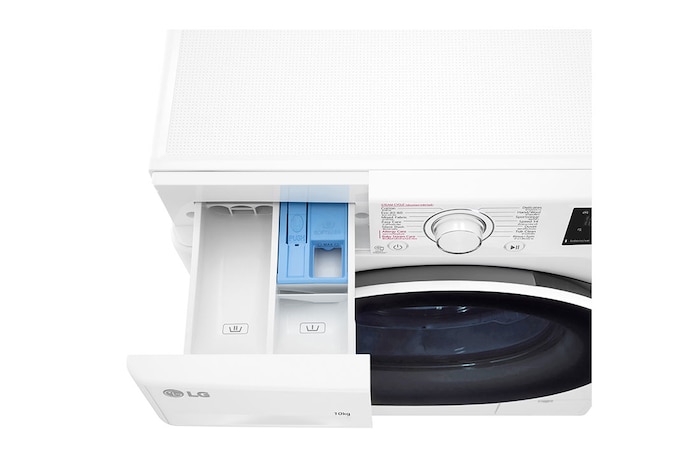 LG เครื่องซักผ้า 10 กก. รุ่น FV1410S5WG1 ระบบ AI DD™ พร้อม Smart Diagnosis ตรวจสอบปัญหาผ่านมือถือ, FV1410S5WG1