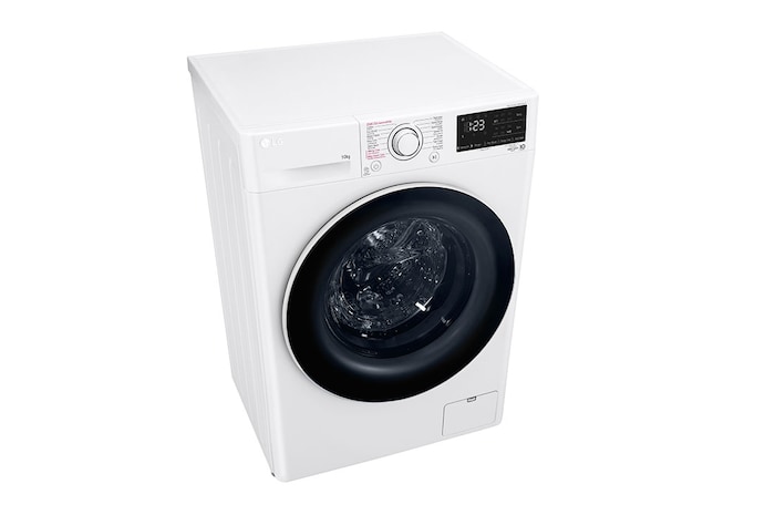 LG เครื่องซักผ้า 10 กก. รุ่น FV1410S5WG1 ระบบ AI DD™ พร้อม Smart Diagnosis ตรวจสอบปัญหาผ่านมือถือ, FV1410S5WG1