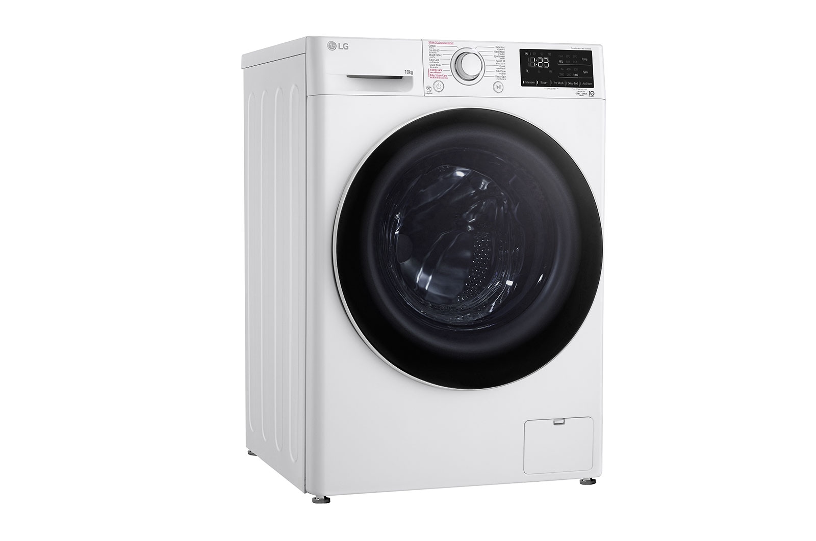 LG เครื่องซักผ้า 10 กก. รุ่น FV1410S5WG1 ระบบ AI DD™ พร้อม Smart Diagnosis ตรวจสอบปัญหาผ่านมือถือ, FV1410S5WG1