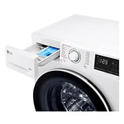 LG เครื่องซักผ้า 10 กก. รุ่น FV1410S5WG1 ระบบ AI DD™ พร้อม Smart Diagnosis ตรวจสอบปัญหาผ่านมือถือ, FV1410S5WG1