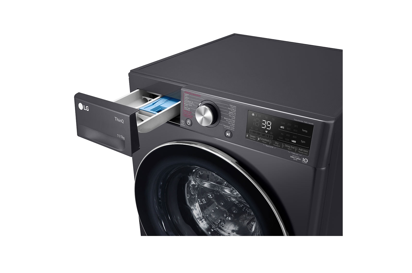 LG เครื่องซักผ้า 11 กก. รุ่น FV1411H3M พร้อม ตู้เย็น รุ่น GC-B422MQBM, FV1411H.B422MQ