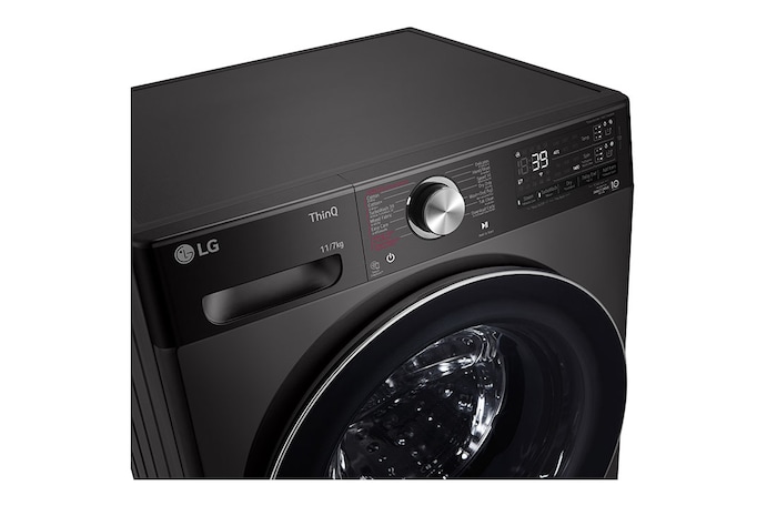 LG เครื่องซักผ้า 11 กก./ อบ 7 กก. รุ่น FV1411H2BA ระบบ AI DD™ พร้อม Smart WI-FI control ควบคุมสั่งงานผ่านสมาร์ทโฟน, FV1411H2BA