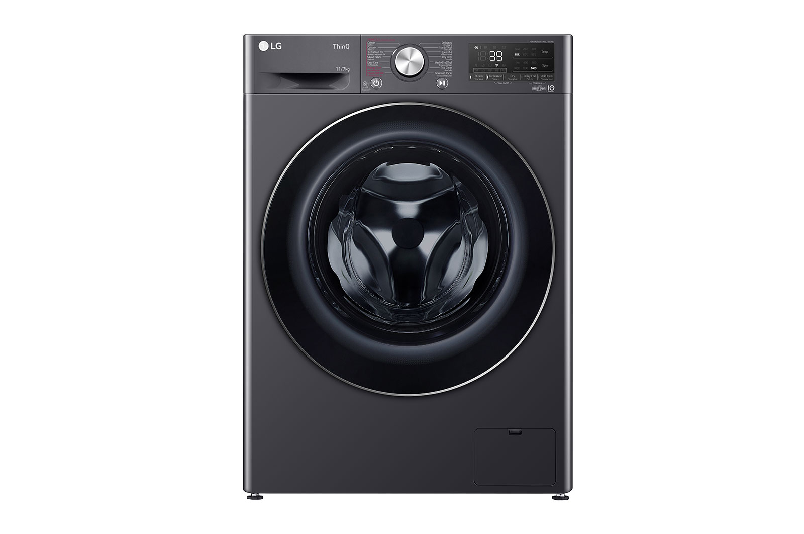 มุมมองด้านหน้าของสินค้า เครื่องซักผ้า 11 กก./อบ 7 กก.ระบบ AI DD™ พร้อม Smart WI-FI control สั่งงานผ่านสมาร์ทโฟน(FV1411H3M)