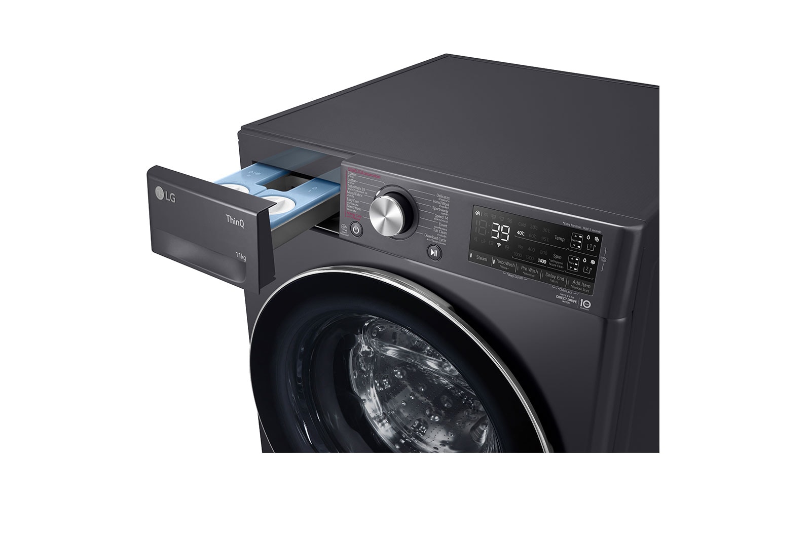 LG เครื่องซักผ้า 11 กก รุ่น FV1411S3MA ระบบ AI DD™ พร้อม Smart WI-FI control ควบคุมสั่งงานผ่านสมาร์ทโฟน, FV1411S3MA