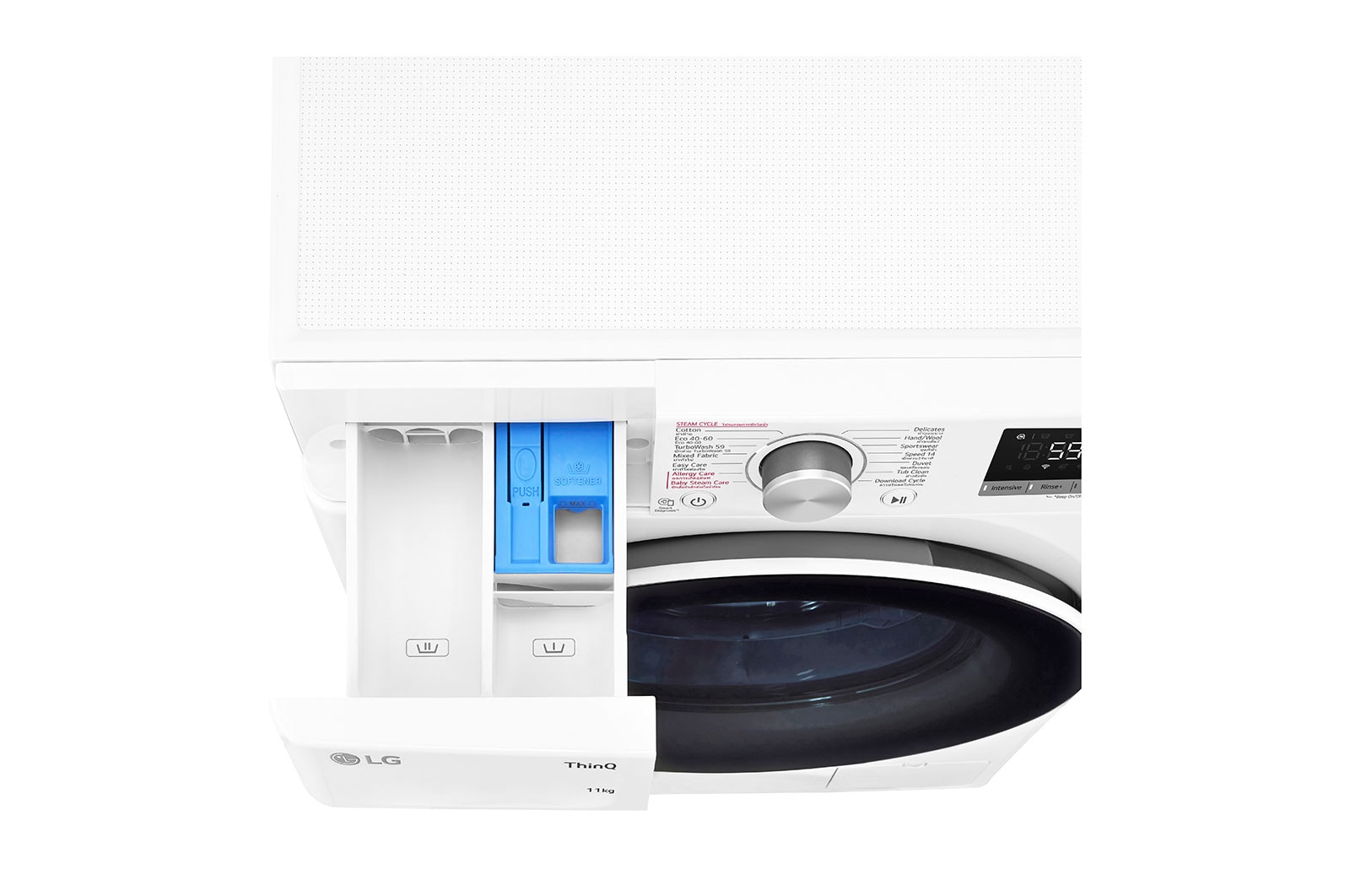 LG เครื่องซักผ้า 11 กก. รุ่น FV1411S4W1 ระบบ AI DD™ พร้อม Smart WI-FI control ควบคุมสั่งงานผ่านสมาร์ทโฟน, FV1411S4W1