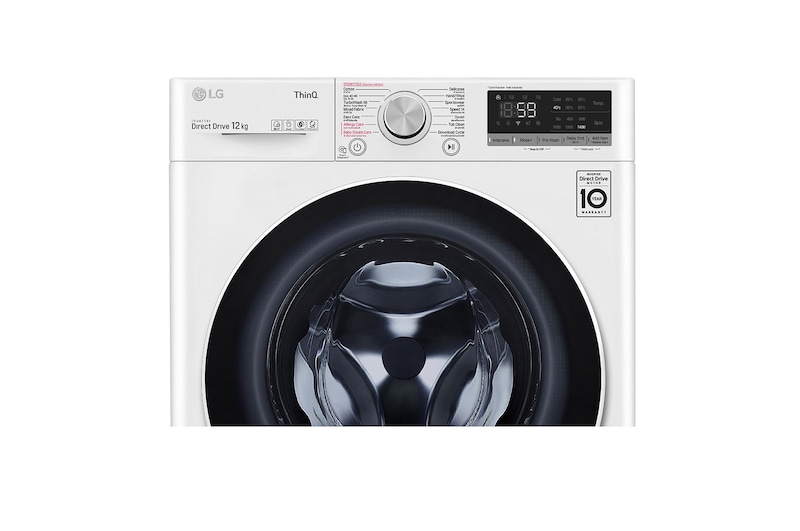 LG เครื่องซักผ้า 12 กก. รุ่น FV1412S4W ระบบ AI DD™ พร้อม Smart WI-FI control ควบคุมสั่งงานผ่านสมาร์ทโฟน, FV1412S4W
