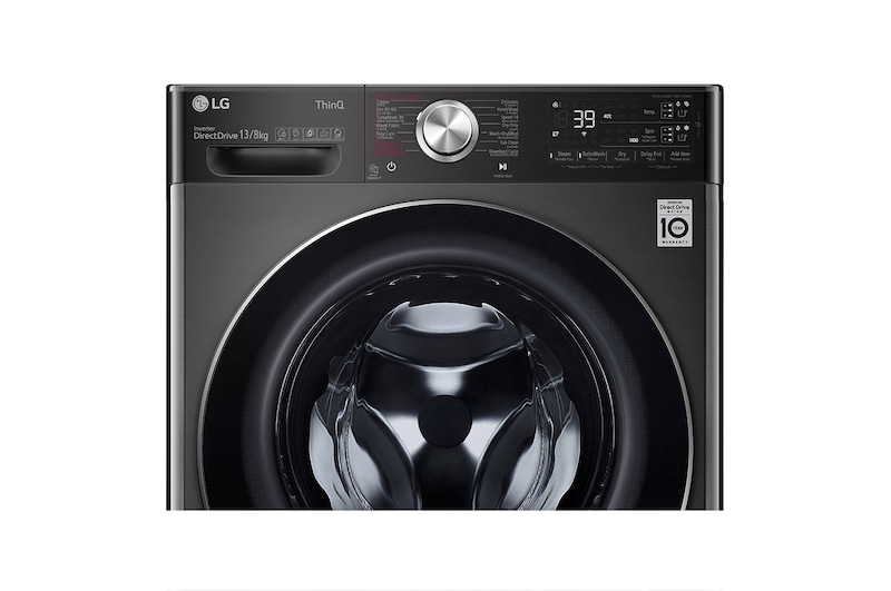 LG เครื่องซักผ้า 13 กก./ อบ 8 กก. รุ่น FV1413H2BA พร้อม Smart WI-FI control ควบคุมสั่งงานผ่านสมาร์ทโฟน, FV1413H2BA