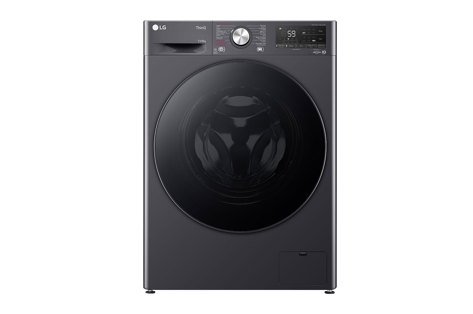 มุมมองด้านหน้าของสินค้า เครื่องซักผ้า13 กก./อบ 8 กก.ระบบ AI DD™ พร้อม Smart WI-FI control สั่งงานผ่านสมาร์ทโฟน(FV1413H4M)