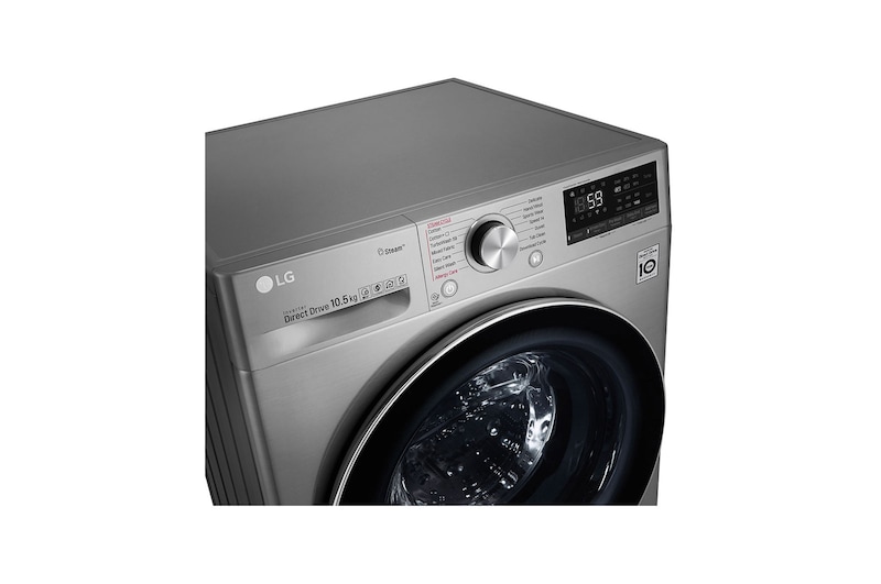 LG เครื่องซักผ้าฝาหน้า รุ่น FV1450S3V ระบบ AI DD™ ความจุซัก 10.5 กก. พร้อม Smart WI-FI control ควบคุมสั่งงานผ่านสมาร์ทโฟน, FV1450S3V