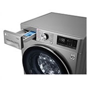 LG เครื่องซักผ้าฝาหน้า รุ่น FV1450S3V ระบบ AI DD™ ความจุซัก 10.5 กก. พร้อม Smart WI-FI control ควบคุมสั่งงานผ่านสมาร์ทโฟน, FV1450S3V