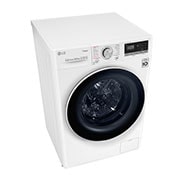 LG เครื่องซักผ้าฝาหน้า รุ่น FV1450S4W ระบบ AI DD™ ความจุซัก 10.5 กก.  พร้อม Smart WI-FI control ควบคุมสั่งงานผ่านสมาร์ทโฟน, FV1450S4W