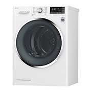 LG เครื่องอบผ้า รุ่น RC09VHP2W ระบบ DUAL Inverter Heat PumpTM ความจุ 9 กก. พร้อม Smart WI-FI control ควบคุมสั่งงานผ่านสมาร์ทโฟน, RC09VHP2W