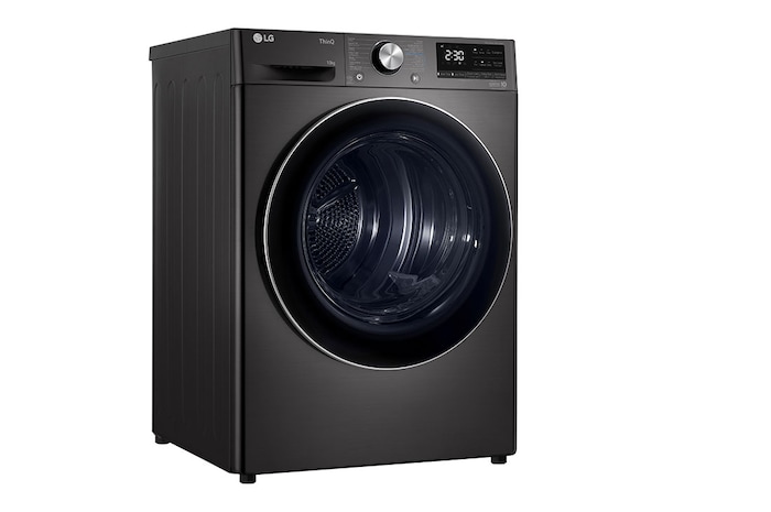 LG เครื่องอบผ้า รุ่น RV10VHP2B ระบบ DUAL Inverter Heat Pump™ ความจุ 10 กก. พร้อม Smart WI-FI control ควบคุมสั่งงานผ่านสมาร์ทโฟน, RV10VHP2B