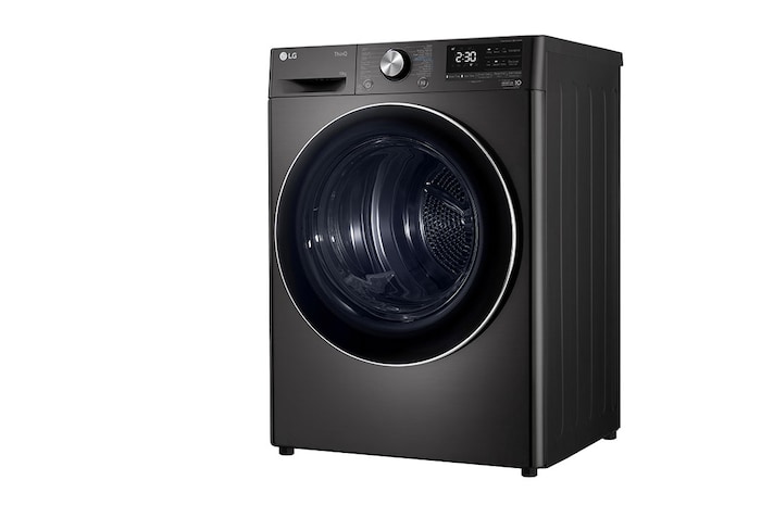 LG เครื่องอบผ้า รุ่น RV10VHP2B ระบบ DUAL Inverter Heat Pump™ ความจุ 10 กก. พร้อม Smart WI-FI control ควบคุมสั่งงานผ่านสมาร์ทโฟน, RV10VHP2B