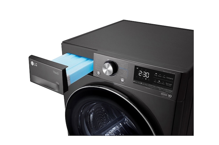 LG เครื่องอบผ้า รุ่น RV10VHP2B ระบบ DUAL Inverter Heat Pump™ ความจุ 10 กก. พร้อม Smart WI-FI control ควบคุมสั่งงานผ่านสมาร์ทโฟน, RV10VHP2B