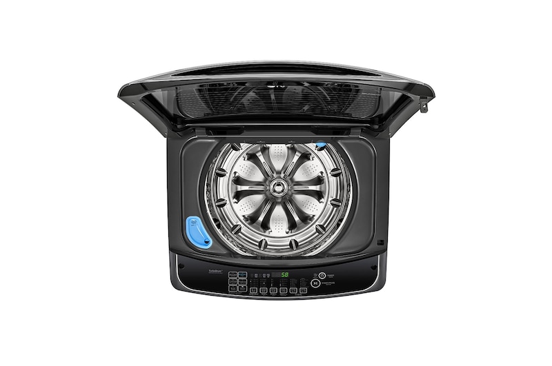 LG เครื่องซักผ้าฝาบน รุ่น TH2721DS2B1 ระบบ Inverter Direct Drive ความจุซัก 21 กก. พร้อม Smart WI-FI control ควบคุมสั่งงานผ่านสมาร์ทโฟน, TH2721DS2B1