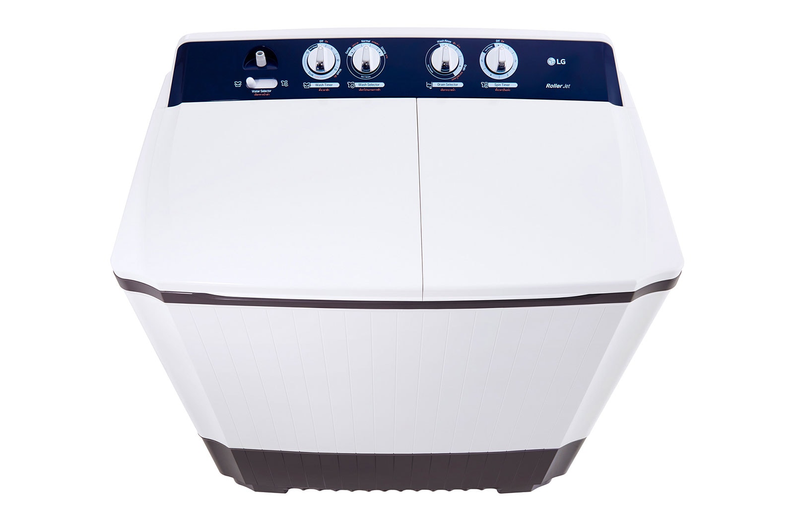 LG  เครื่องซักผ้า 2 ถัง รุ่น TT10NARG ระบบ Roller Jet ซัก 10 กก., TT10NARG