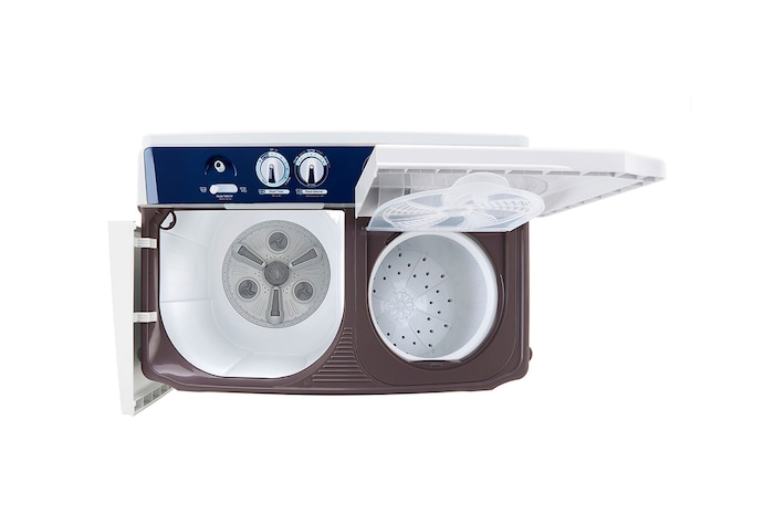 LG เครื่องซักผ้า 2 ถัง รุ่น TT10NARG ระบบ Roller Jet ซัก 10 กก., TT10NARG