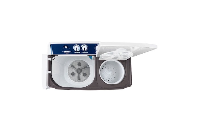 Top view with door open