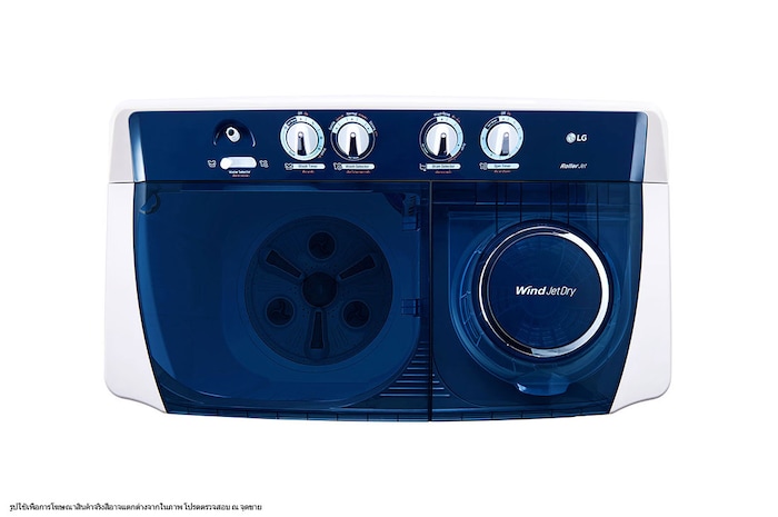 LG เครื่องซักผ้า 2 ถัง รุ่น TT16WAPG ระบบ Roller Jet ซัก 16 กก., TT16WAPG