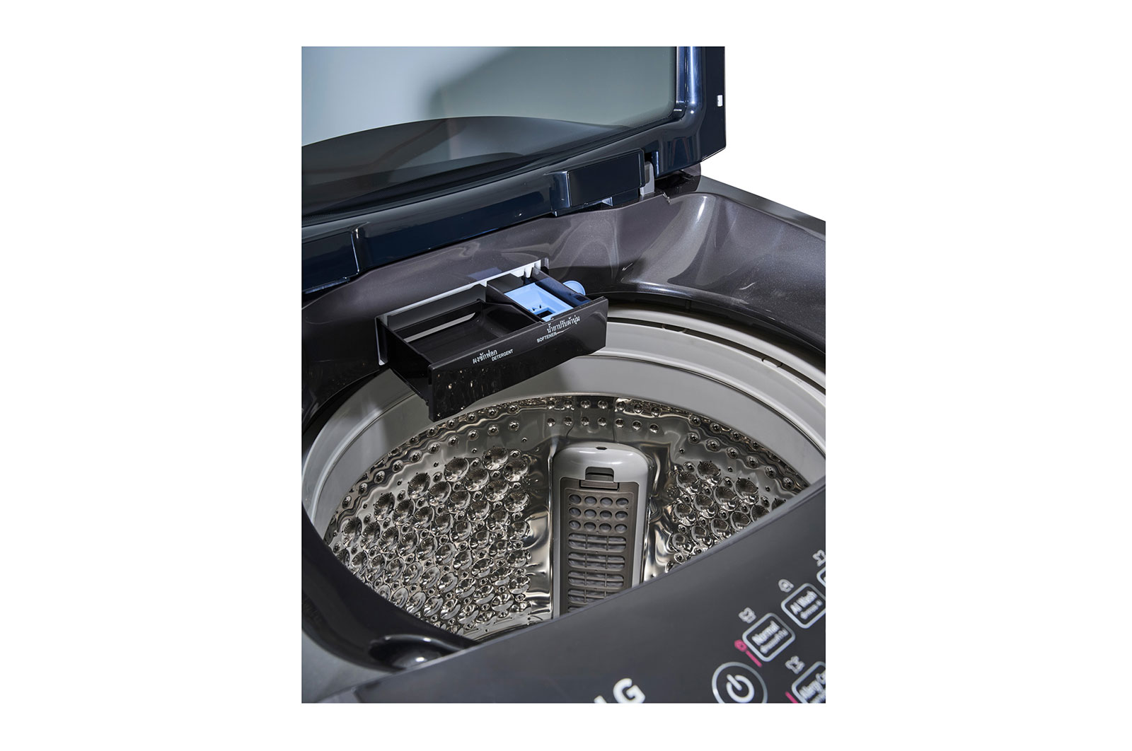 LG เครื่องซักผ้า 17 กก. รุ่น TV2517DV3B ระบบ Inverter Direct Drive, TV2517DV3B