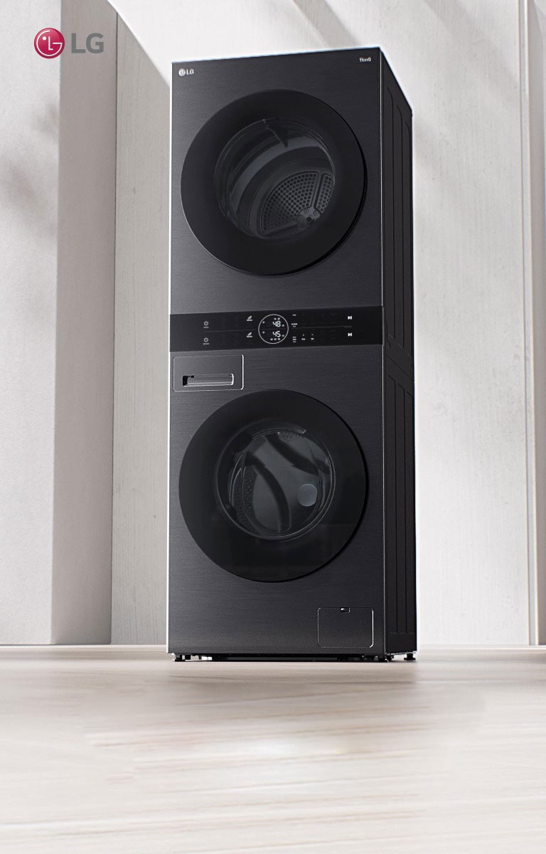 LG WashTower™ จะอยู่ในพื้นที่ภายใน