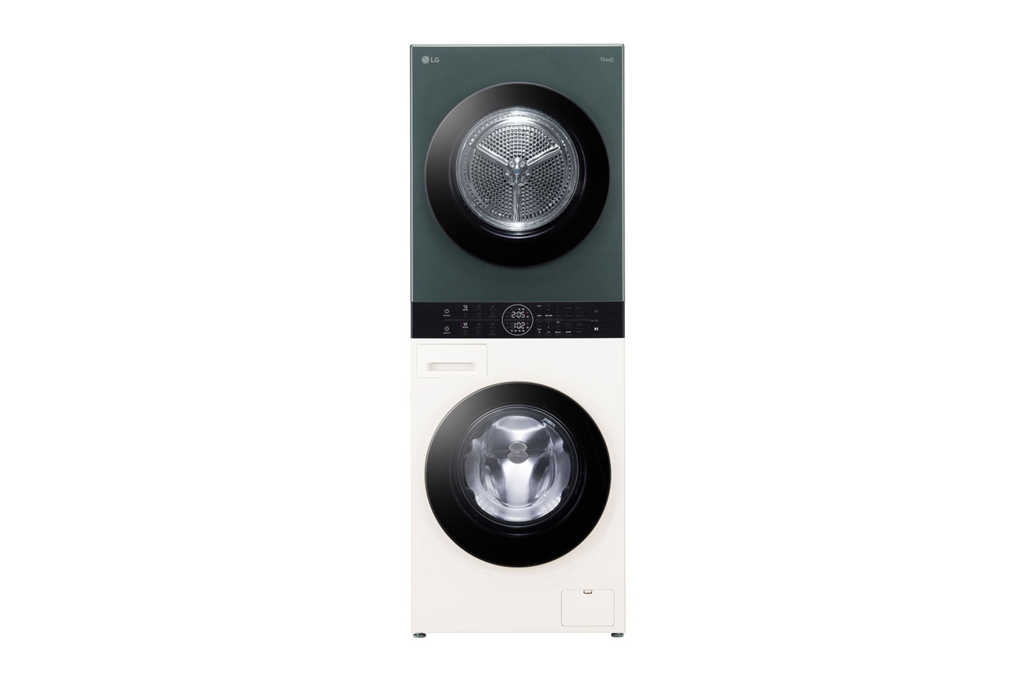 Wash Tower ซักผ้า 14 กก. และอบผ้า 10 กก. รุ่น WT1410NHEG ระบบ AI DD™ พร้อม Smart WI-FI control ควบคุมสั่งงานผ่านสมาร์ทโฟน