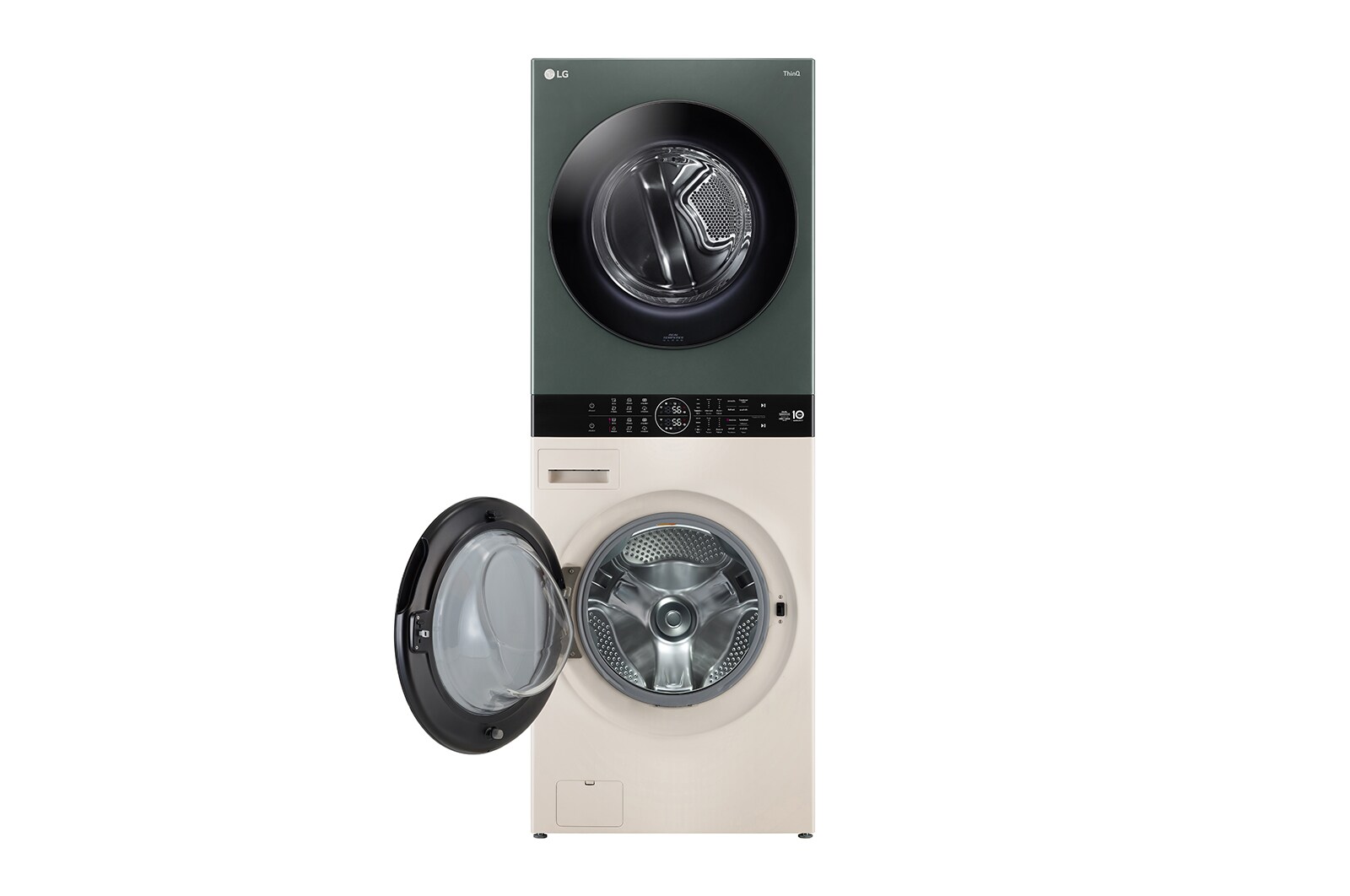 LG Wash Tower รุ่น WT2116SHEG ฟรี ตู้เย็น 2 ประตู Macaron Series รุ่น GN-X392PBGB, WTBG