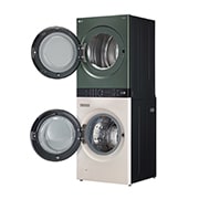 LG Wash Tower รุ่น WT2116SHEG ฟรี ตู้เย็น 2 ประตู Macaron Series รุ่น GN-X392PBGB, WTBG