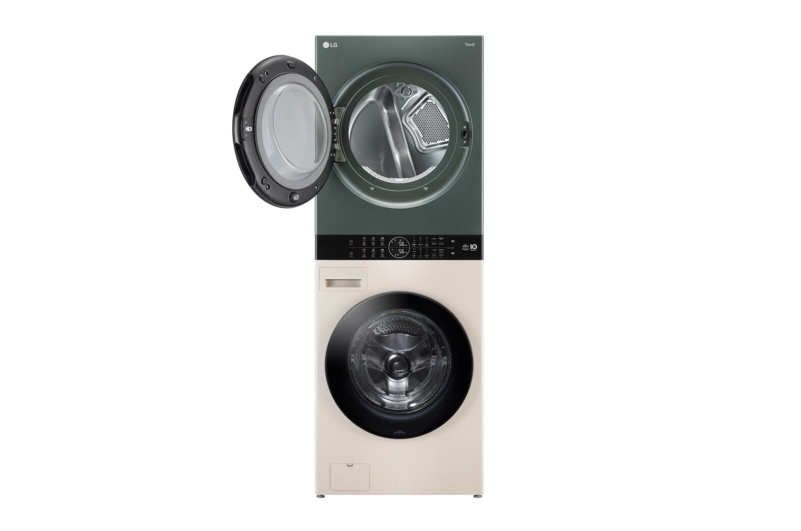 LG Wash Tower รุ่น WT2116SHEG ฟรี ตู้เย็น 2 ประตู Macaron Series รุ่น GN-X392PMGB, WTBG