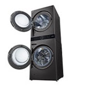 LG Wash Tower รุ่น WT2116SHBB ฟรี ตู้เย็น 2 ประตู Macaron รุ่น GN-X392PMGB, WTBK