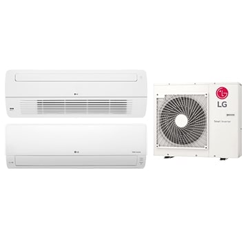ภาพ idoor และ outdoor AC ยูนิต