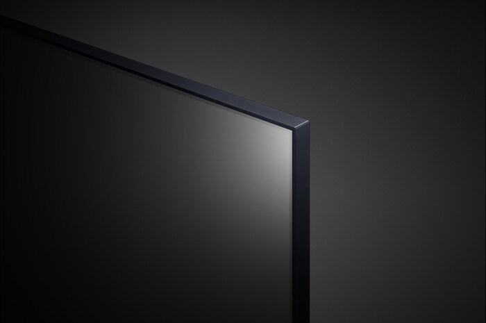 LG UHD TV, UT81’ün üst kenarının yakın çekim görüntüsü