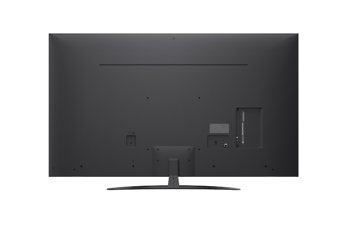 LG NanoCell NANO80 TV’nin arkadan görünümü.