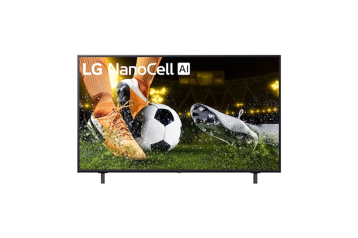 Önden görünüm 65 İnç LG NanoCell AI NANO80 4K Smart TV 2025 65NANO80A6B