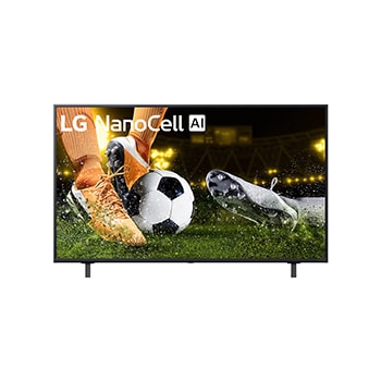 Önden görünüm 65 İnç LG NanoCell AI NANO80 4K Smart TV 2025 65NANO80A6B