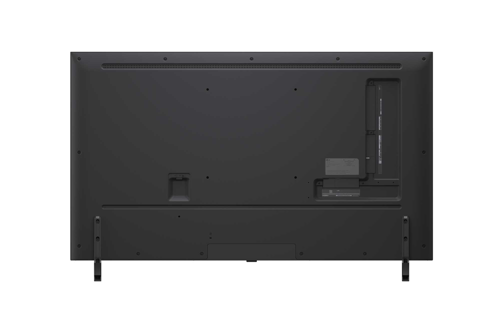 LG NanoCell NANO90 TV’nin arkadan görünümü.
