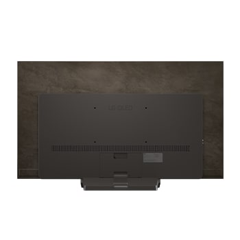 LG OLED evo AI C5 4K Smart TV’nin arkadan görünümü.