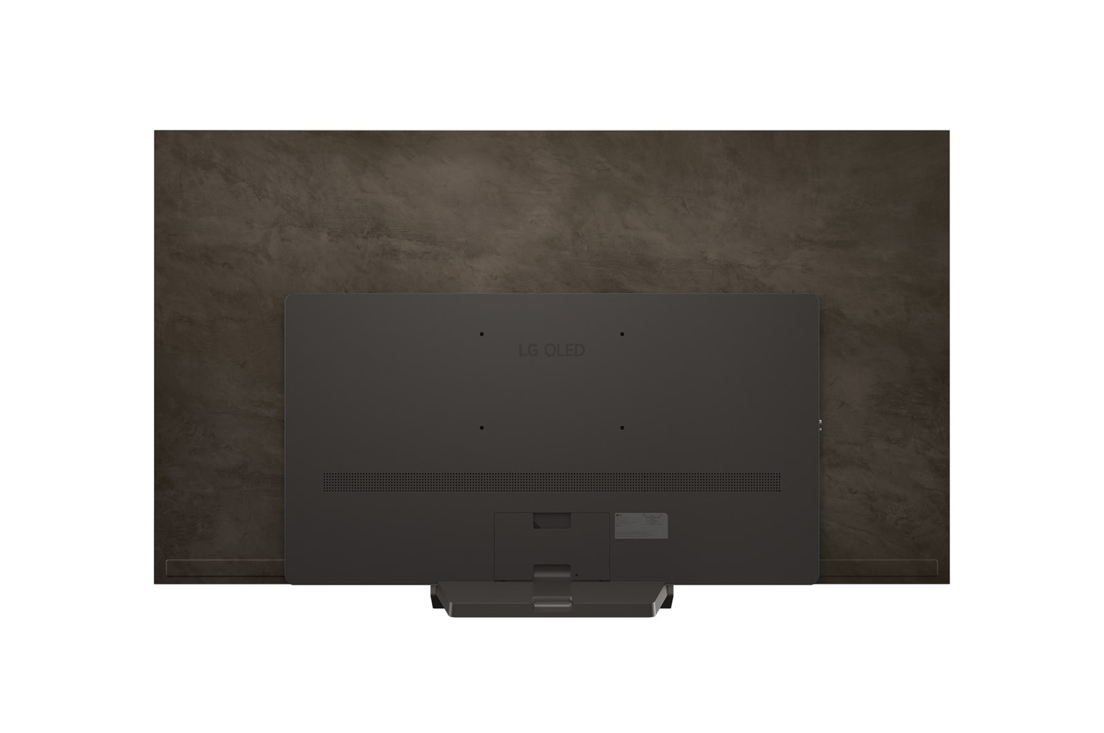LG OLED evo AI C5 4K Smart TV’nin arkadan görünümü.